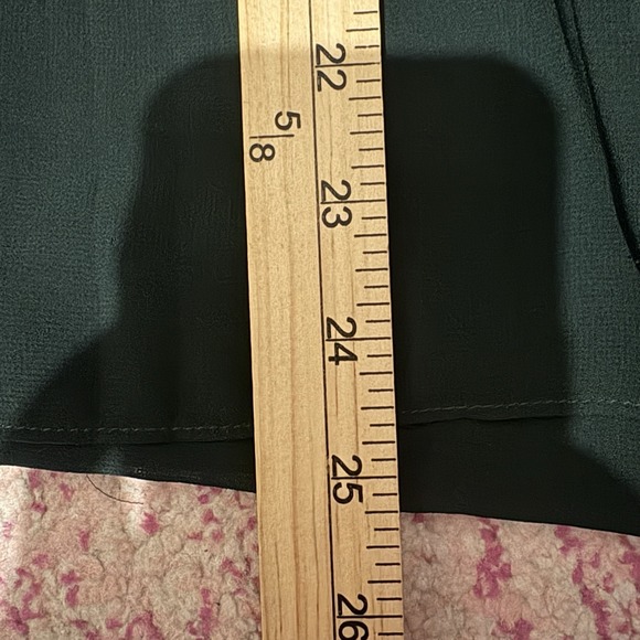 Zara Womens Size XS Hunter Green Pleated Sleeveless Blouse Career Workwear Layer - Picture 4 of 5